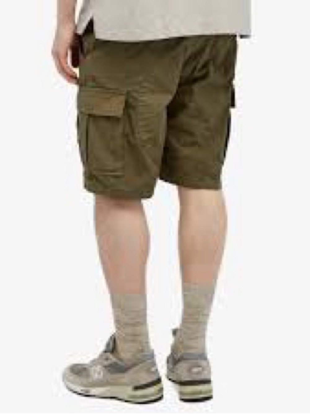 Rio Man Men's Olive Green Cargo Shorts Casual Utility Style Summer - Size 40